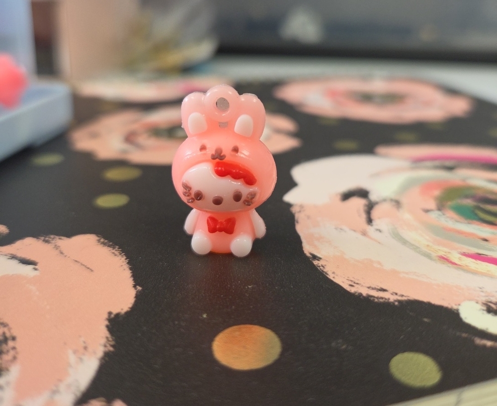 Sanrio Pink Bunny Charm Pet Accessory